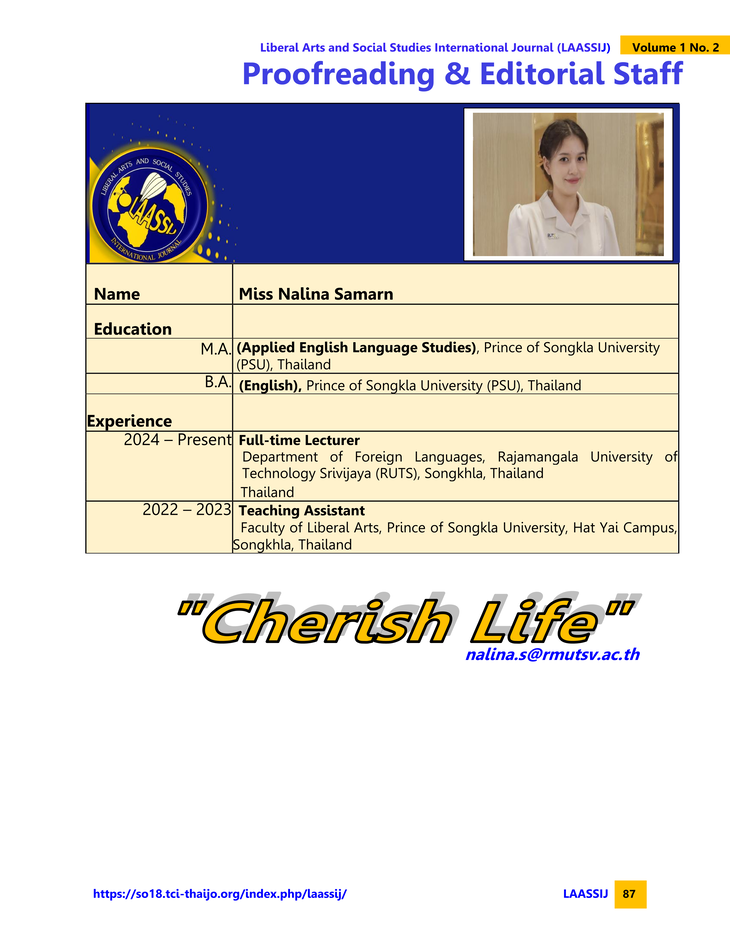01 LAASSIJ Back cover Vol. 1 No. 2 4