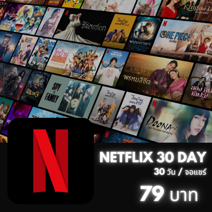 Netflix 4K /30วัน (จอแชร์)