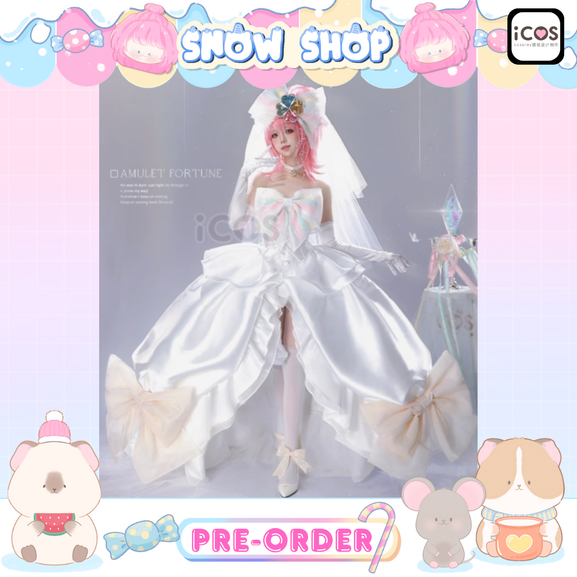 รูปภาพสินค้า 【ICOS】Shugo Chara - ชุดคอสเพลย์ อามุจัง ร่างรวม