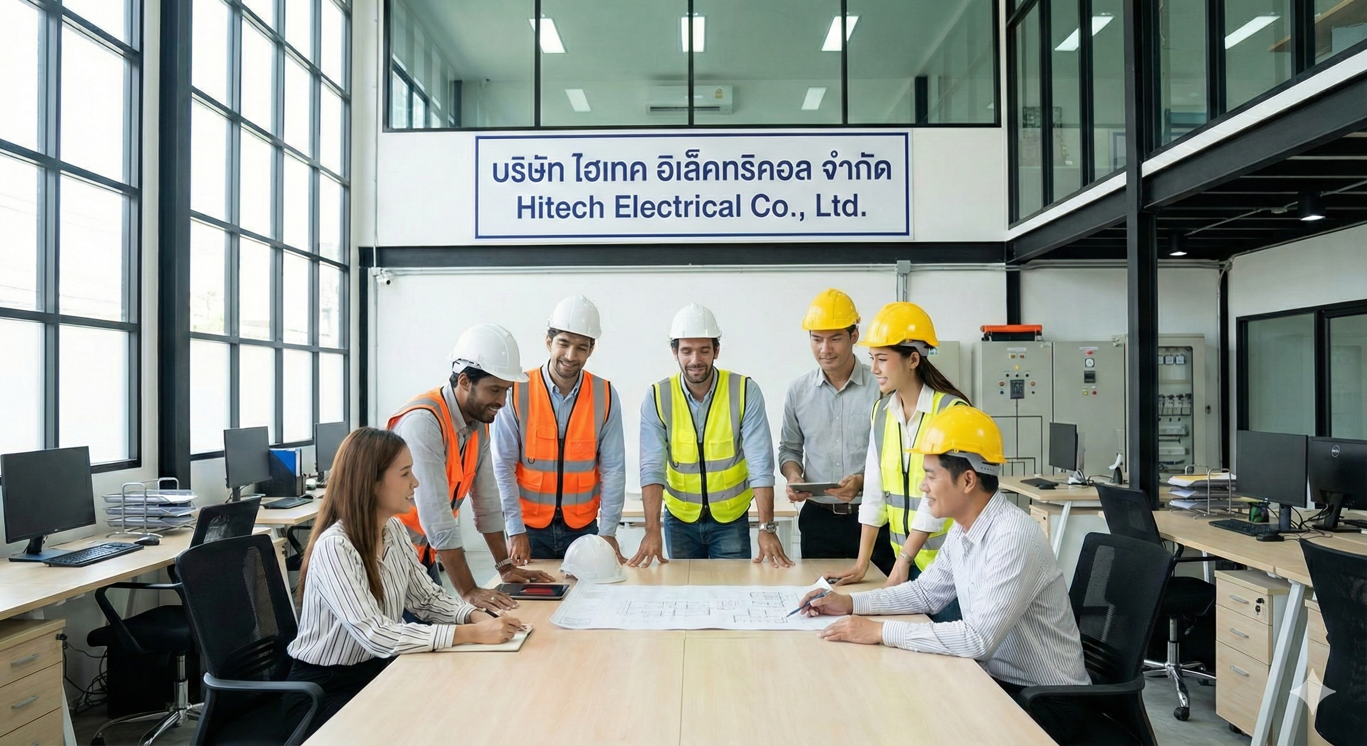 Hitech Interior Office & Team