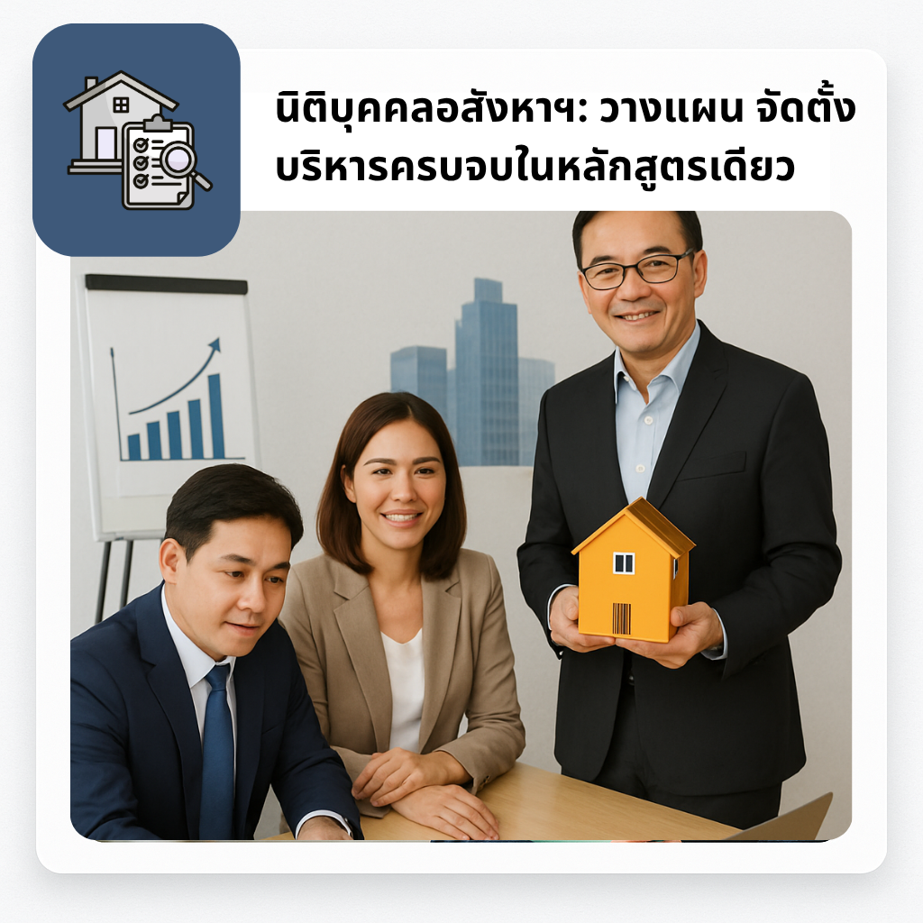 📚  ครบเครื่องเรื่องนิติบุคคล: สำหรับนักพัฒนาที่ดินและผู้บริหารโครงการ