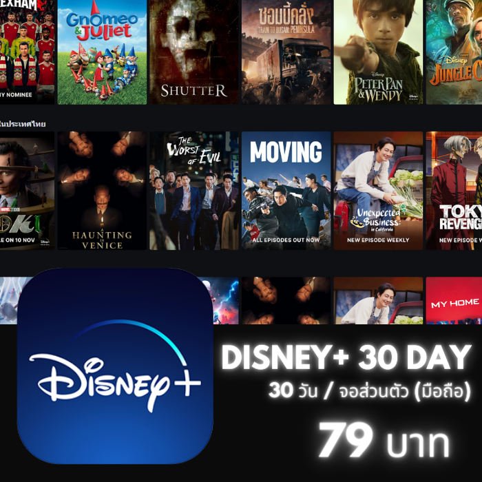 Disney+ /30วัน (จอส่วนตัว) (มือถือ)