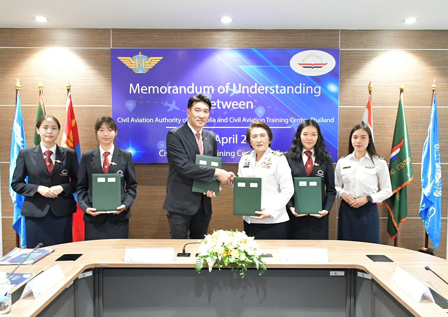 สบพ. MOU สำนักงานการบินพลเรือนแห่งประเทศมองโกเลีย พัฒนาบุคลากรด้านการบินมาตรฐาน
