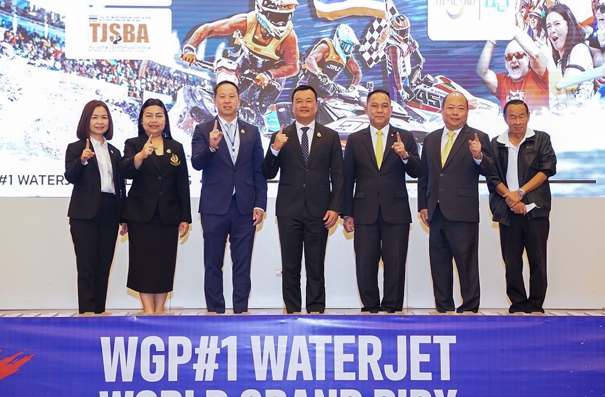 เบอร์1พื้นน้ำโลก! เจ็ตสกีไทยทำถึง รมว.สรวงศ์ ดันภาพใหญ่ สร้างเศรษฐกิจกีฬาอาชีพ