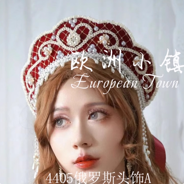 รูปภาพสินค้า 【Pre-Order】หมวกแฟชั่นยุคเก่า สีแดง