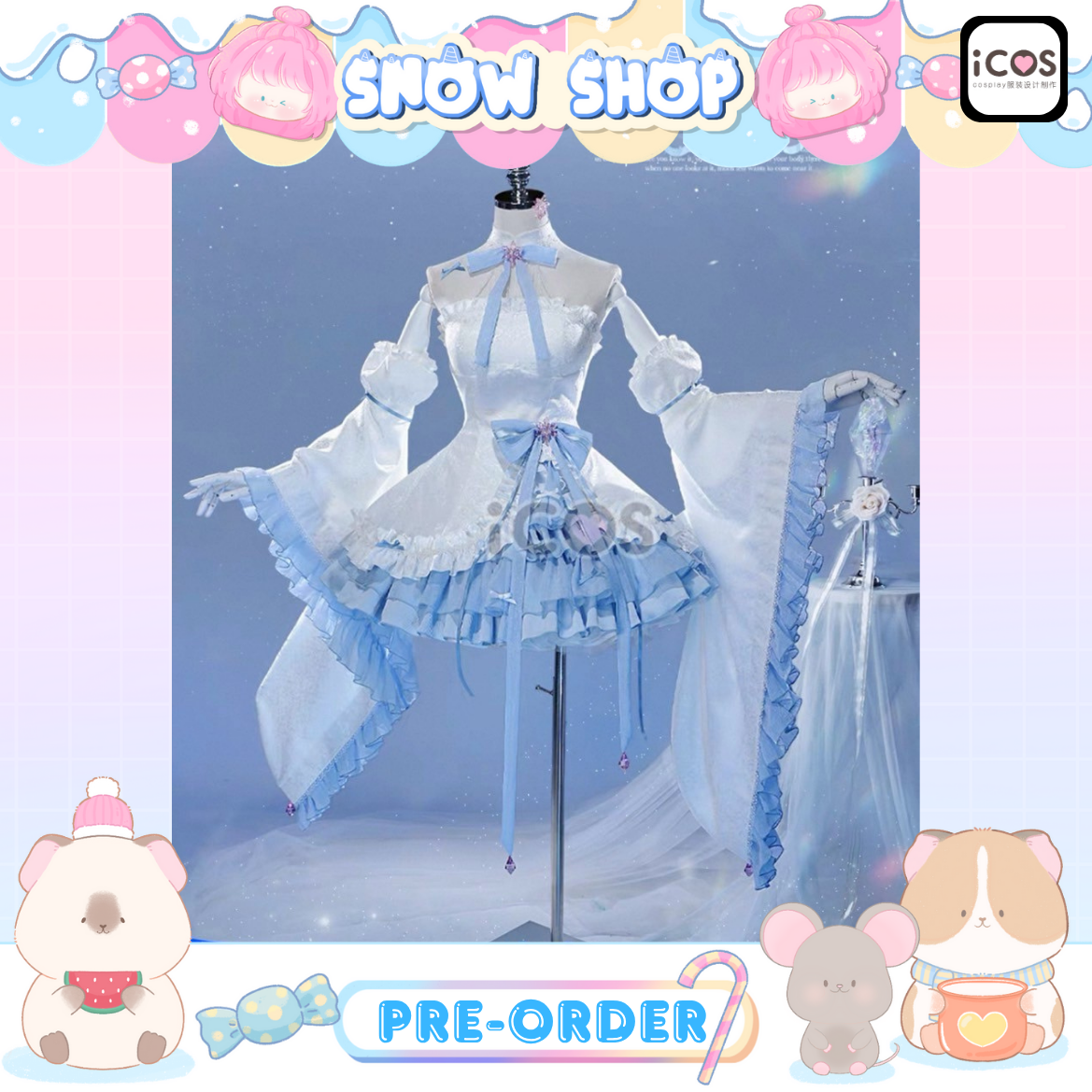 รูปภาพสินค้า 【Pre-Order】ร้าน ICOS - Re Zero ชุดคอสเพลย์ Rem - รูปภาพสินค้า 【Pre-Order】ร้าน ICOS - Re Zero ชุดคอสเพลย์ Rem -