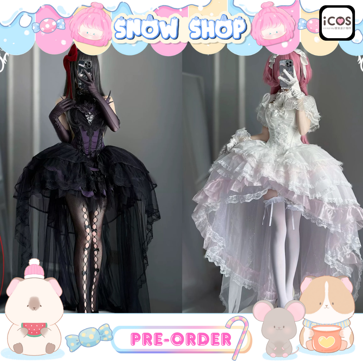 รูปภาพสินค้า 【ICOS】 – ชุดคอสเพลย์ Puella Magi Madoka Magica - Akemi รูปภาพสินค้า 【ICOS】 – ชุดคอสเพลย์ Puella Magi Madoka Magica - Akemi