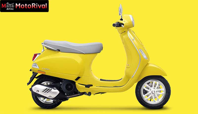 2025 Vespa LX150 White Edition Yellow Curioso