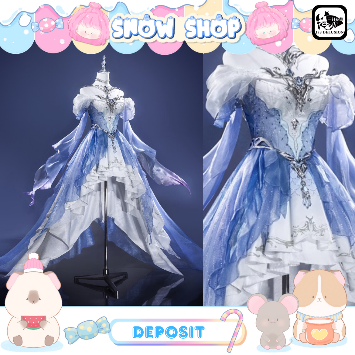 รูปภาพสินค้า 【สินค้าเปิดจอง】1/3 Delusion - Love and Deepspace - ชุดคอสเพลย์ MC