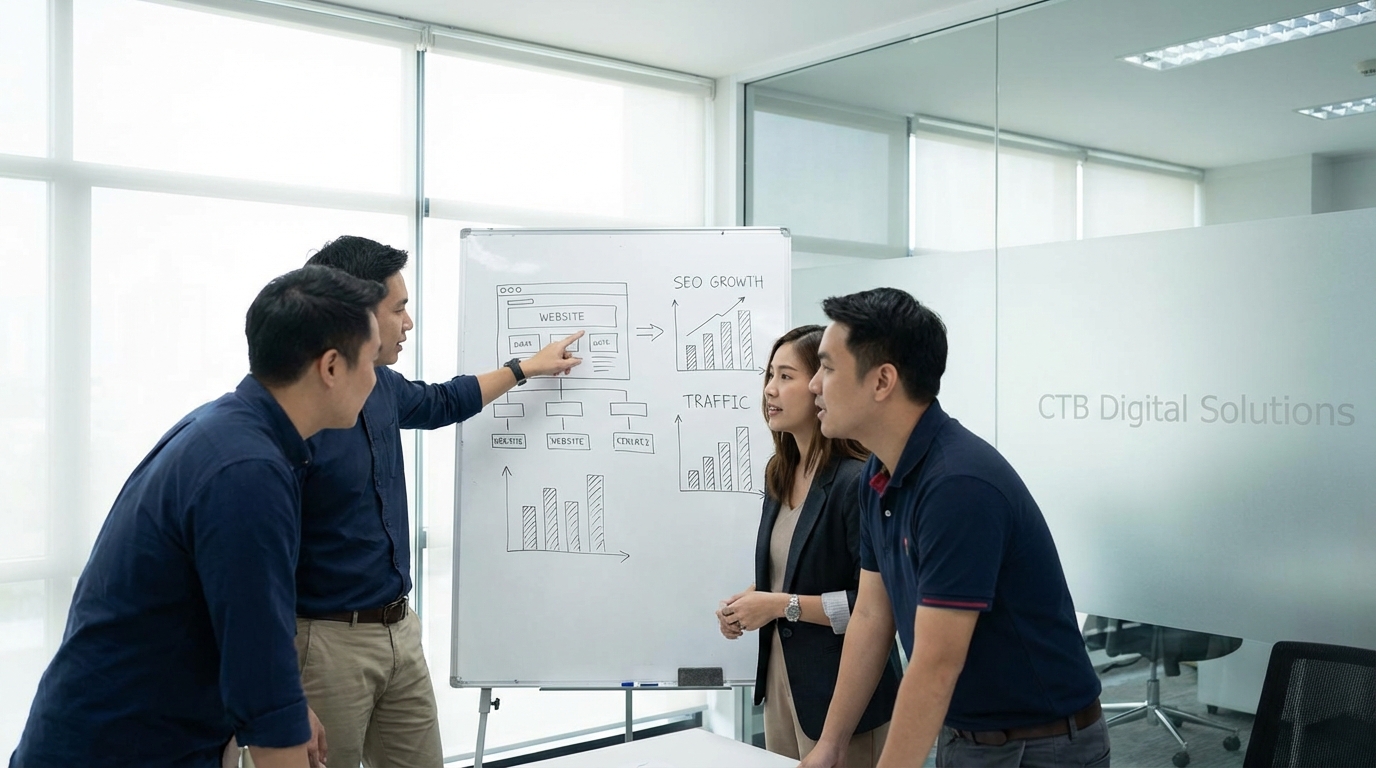 บรรยากาศการทำงานทีมที่ปรึกษา CTB Digital