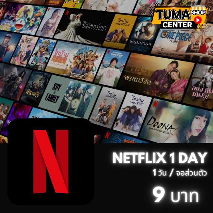 Netflix 4K /1วัน (จอส่วนตัว)