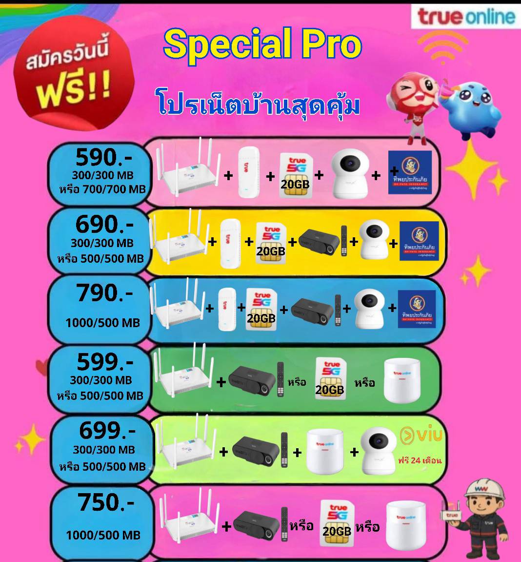 โปรโมชั่น True Online