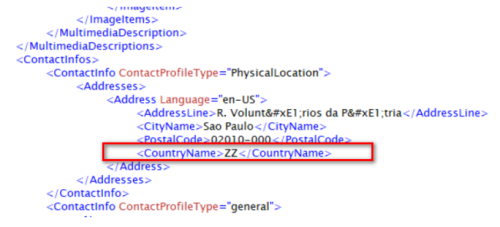 Example of incorrect request: