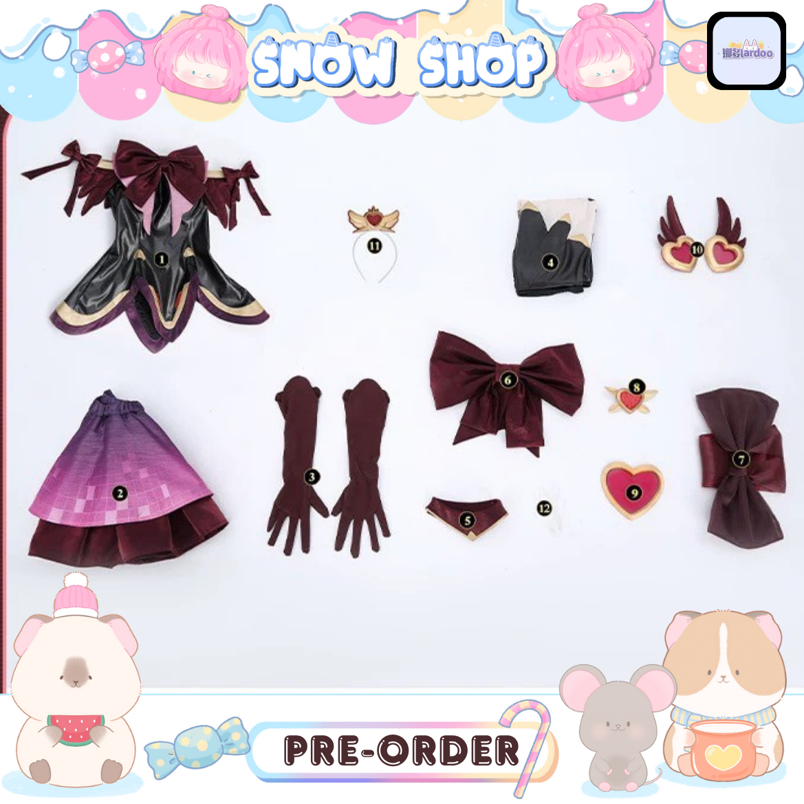 รูปภาพสินค้า 【Pre-Order】lardoo娜多 – ชุดคอสเพลย์ เกม Overwatch รูปภาพสินค้า 【Pre-Order】lardoo娜多 – ชุดคอสเพลย์ เกม Overwatch