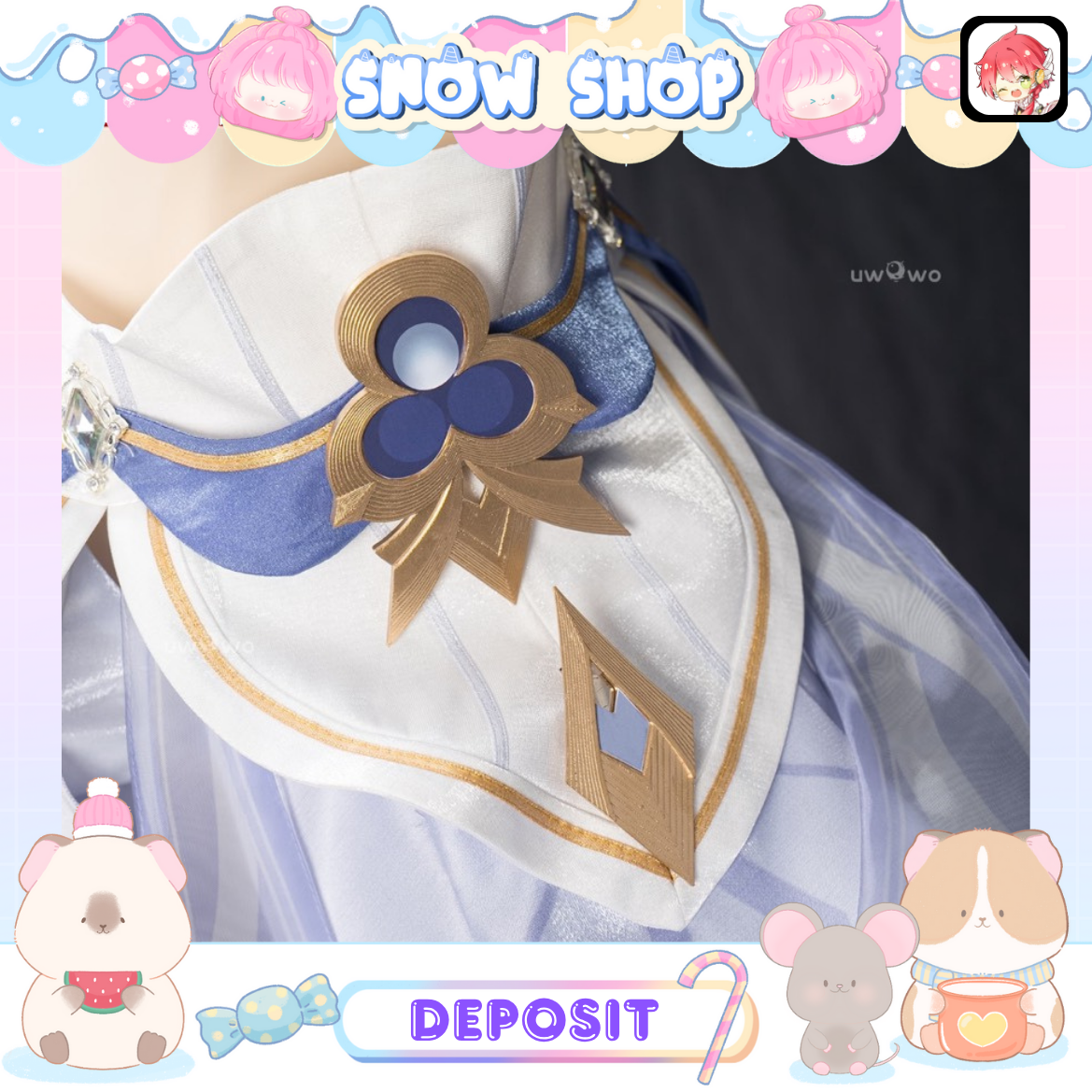 รูปภาพสินค้า 【สินค้าเปิดจอง】ร้าน Uwowo - Genshin Impact - ชุดคอสเพลย์ Columbina