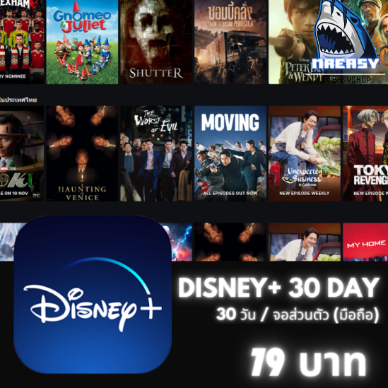 Disney+ /30วัน (จอส่วนตัว) (มือถือ)