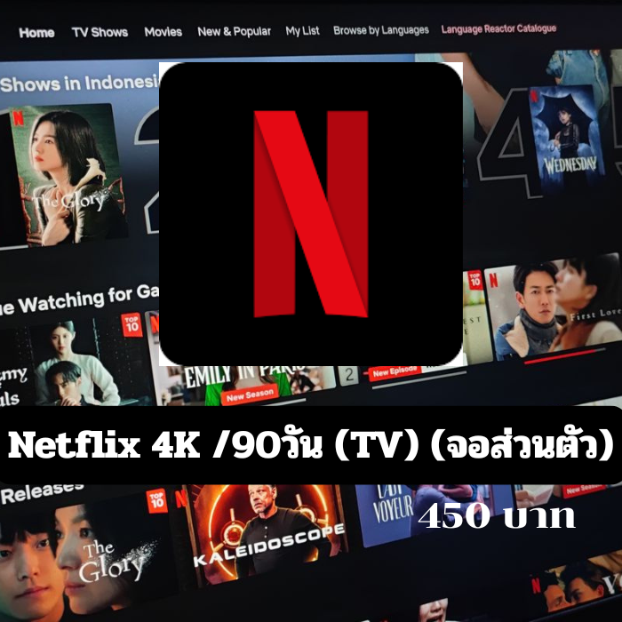Netflix 4K /90วัน (TV) (จอส่วนตัว)