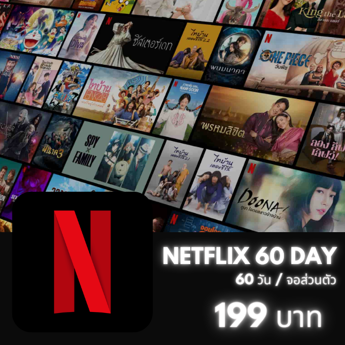 Netflix 4K /90วัน (จอส่วนตัว)