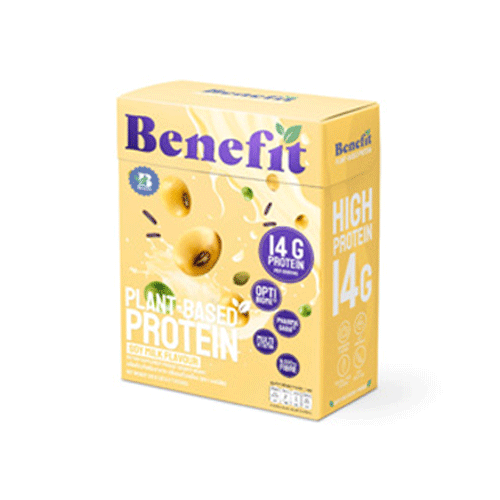 BENEFIT PROTEIN Plant Based Protein Soy Milk Flavor