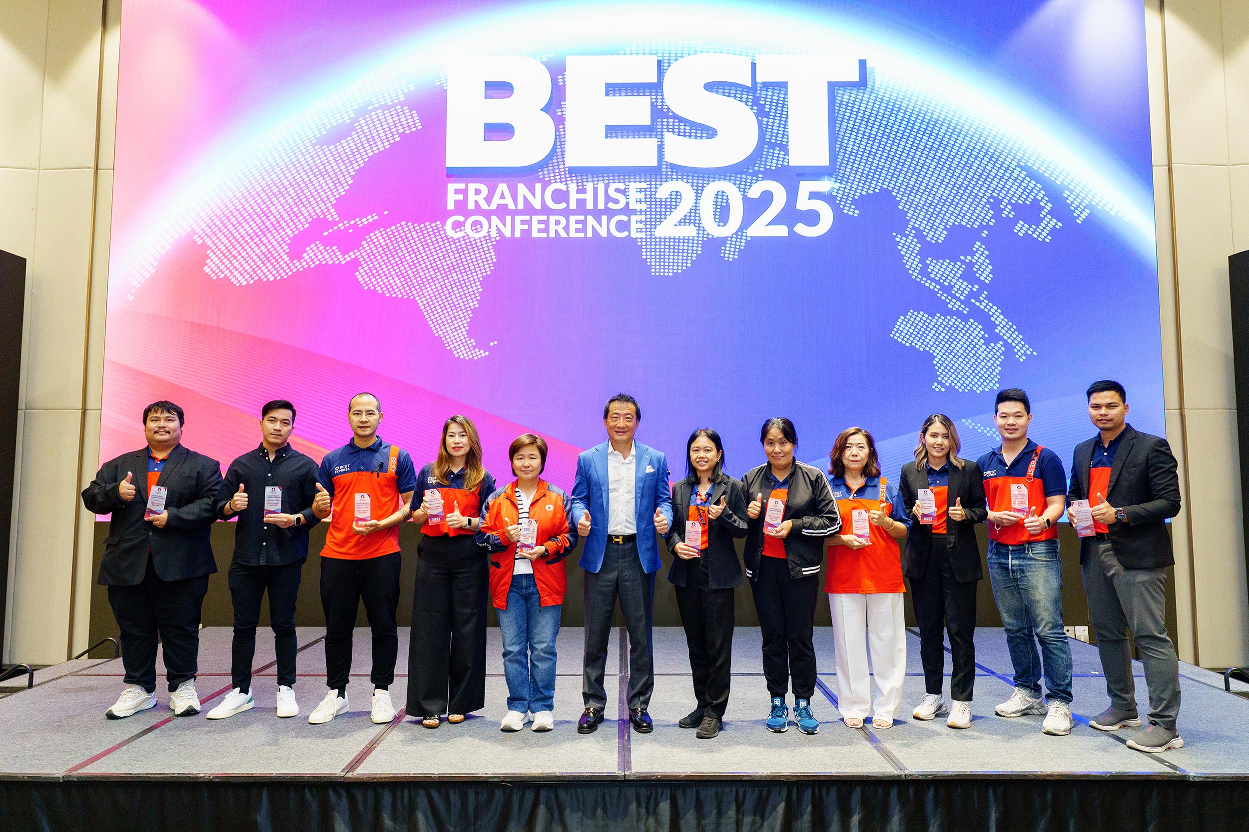 BEST Express จัดประชุมใหญ่แฟรนไชส์ประจำปี 2568  พร้อมเดินหน้าขับเคลื่อนเครือข่าย