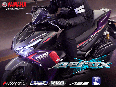Banner Yamaha AEROX 2024 400x300