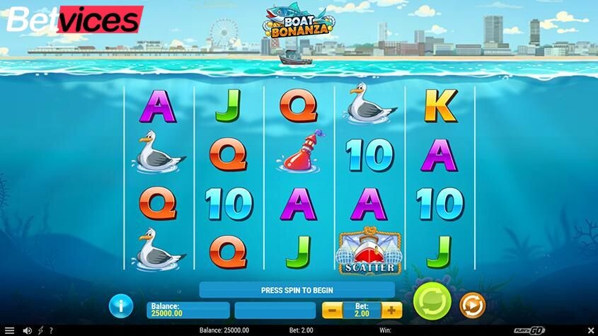 Betvice เกม Boat Bonanza สล็อตเรือโบนันซ่า กลางบท