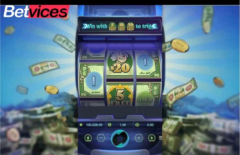 Betvice เกม Cash Mania สล็อตคลั่งไคล้เงินสด กลางบท