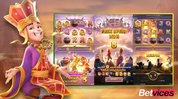 Betvice เกม Journey To The Wealth สล็อตการเดินทางสู่ความมั่งคั่ง กลางบท