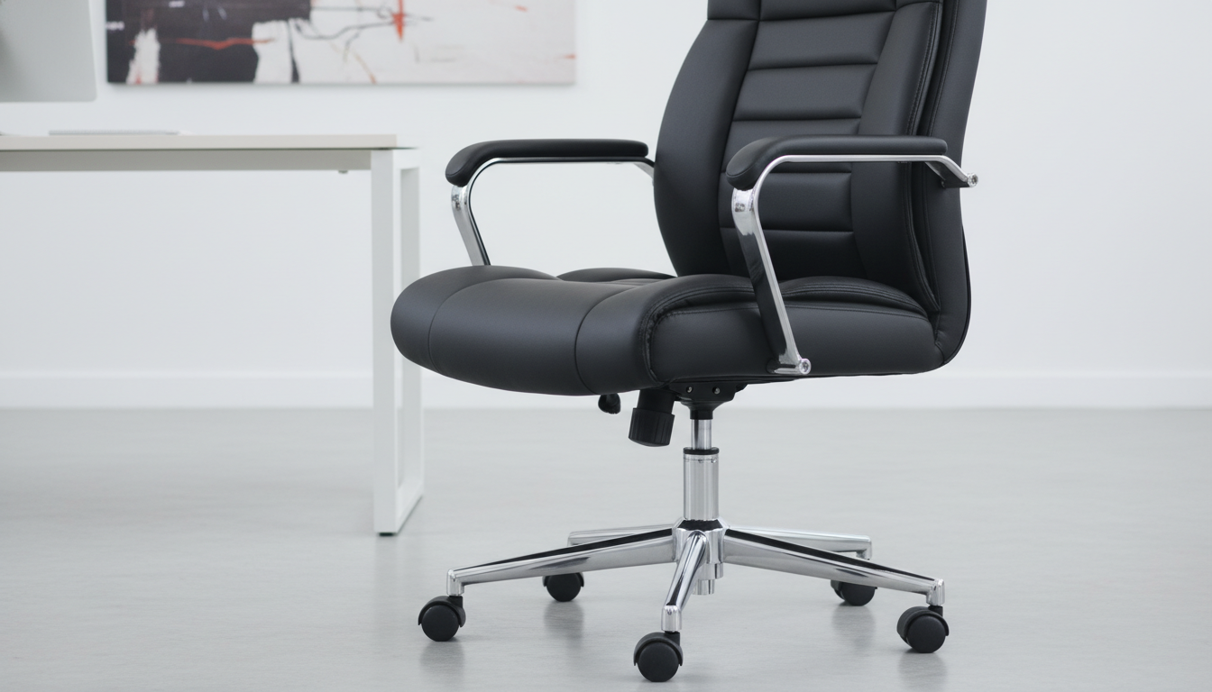 เก้าอี้สำนักงานขาเหล็ก