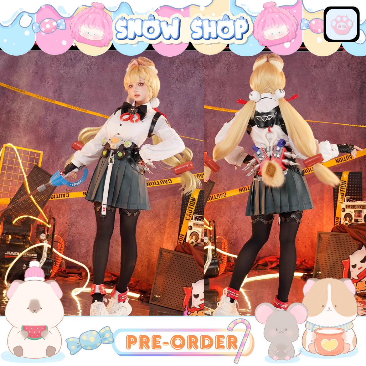 รูปภาพสินค้า 【Pre-Order】Monenjoy - ZZZ - ชุดหลัก+พร็อบผม+หูหาง Alice