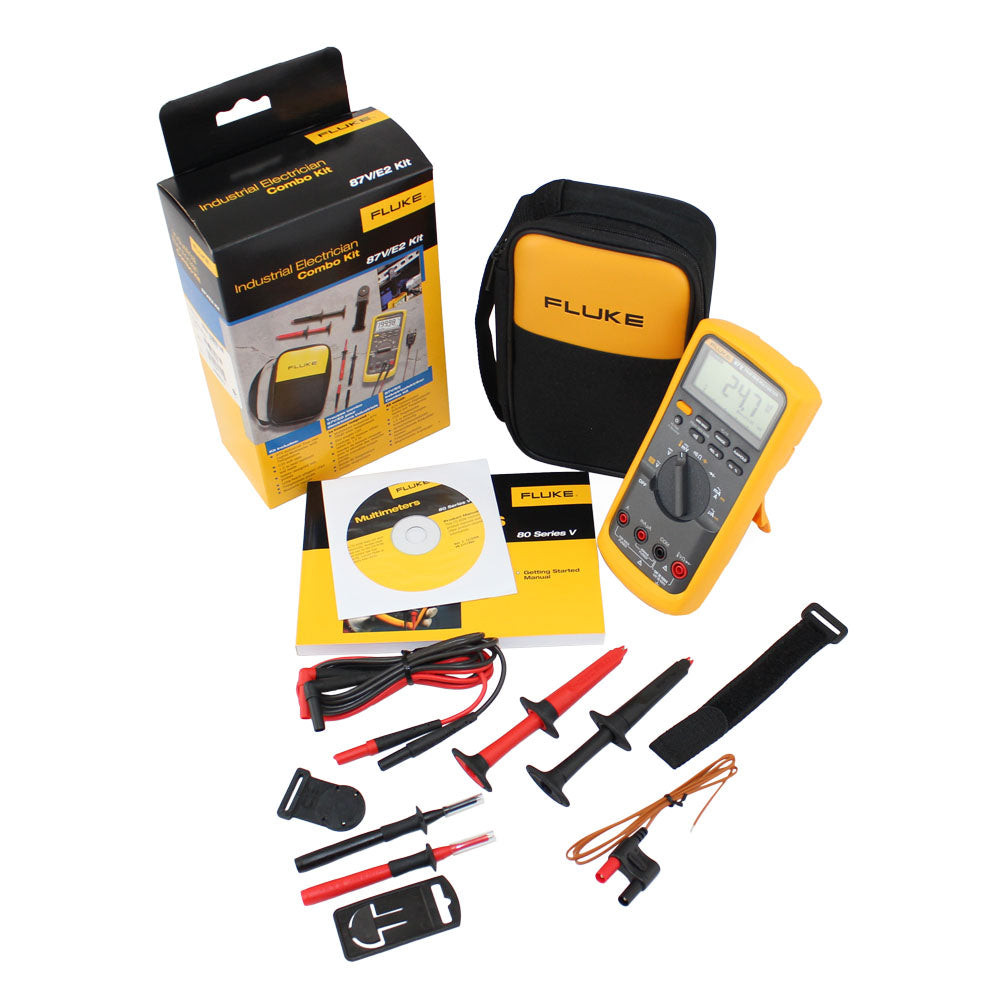 Fluke 87V/E2 Industrial Electrician Combo Kit
