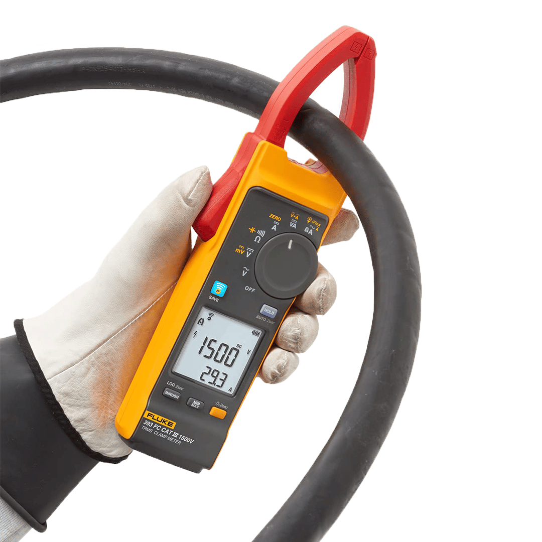Fluke 393 FC/CN,CAT III 1500 V TRMS Clamp W/iFlex