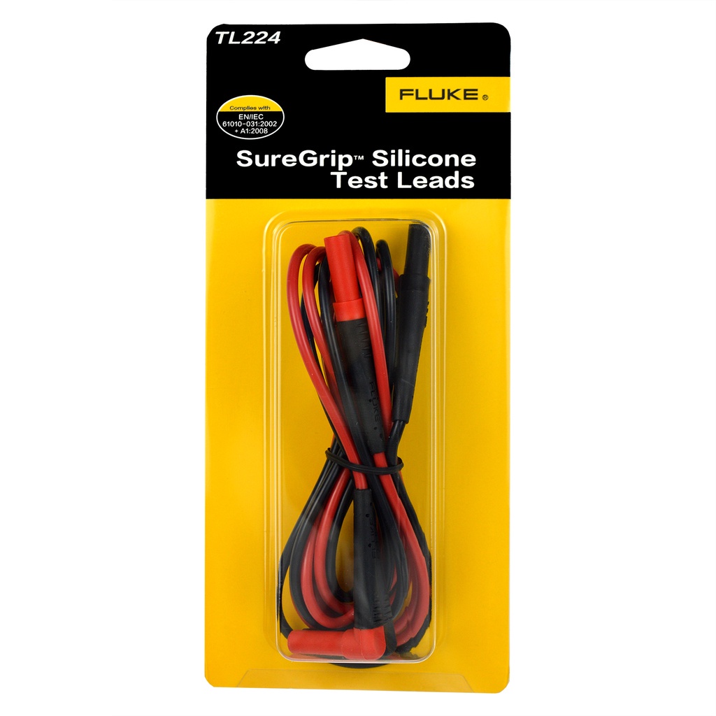 Fluke TL224 SureGrip™ Insulated Test Leads