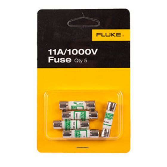 Fluke FUSE-11A/1000V B5 Fast Blow Fuse, 1000V, 5 Pack