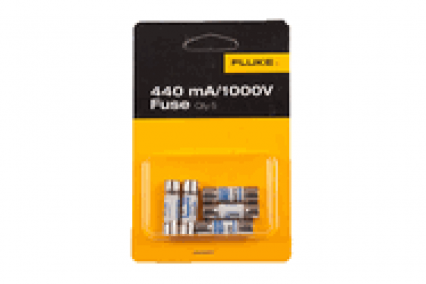 Fluke FUSE-440MA/1000VB5 1000V Fuse, 440mA, 1000V, Pack of 5
