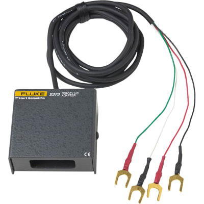 Fluke 2373-DIN RND INFO-CON-to-Spade Lug Adapter for Super Thermometers