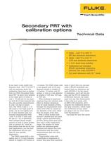 Fluke 5609-400-A Secondary PRT with INFO-CON for 914X Models, 400 x 6mm, Calibration Options