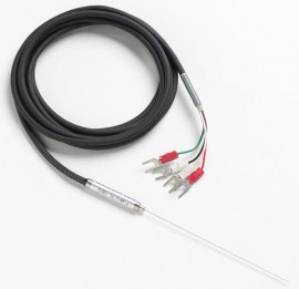 Fluke 5622-10-J Fast Response Platinum Resistance Thermometer (PRT) with Banana Plugs, 0.04in, 6ft Lead