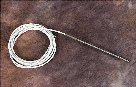Fluke 5623B-6-D Precision RTD Freezer Probe with 5-Pin DIN for Tweener Thermometers, 6 x 0.25in, -100 to 156°C