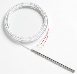 Fluke 5623B-6-S Precision RTD Freezer Probe with Spade Lugs, 6 x 0.25in, -100 to 156°C