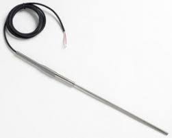 Fluke 5627A-9-M Precision Thermometer/RTD Temperature Probe with Mini Banana Plugs, 9 x 0.19in, -200 to 300°C