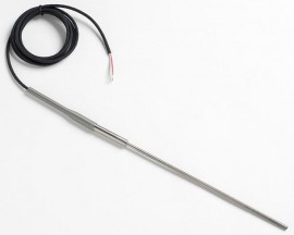 Fluke 5627A-9-S Precision Thermometer/RTD Temperature Probe with Spade Lugs, 9 x 0.19in, -200 to 300°C