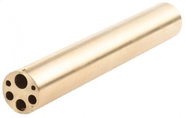 Fluke E Insert (Model 9172-INSE) for 9172 Metrology Wells, Brass, Misc Metric Holes with 0.25in Ref Hole