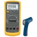 Fluke 87V True RMS Industrial Multimeter Kit - Includes the R2300 Infrared Thermometer for FREE