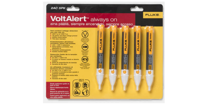 Fluke 2AC/90-1000V5PK Non-Contact Voltage Tester, 5-pack