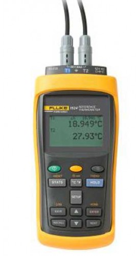 Fluke 1524-p3 Dual-Channel Reference Thermometer with 5627A prt