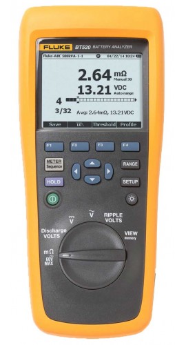 Fluke BT520ANG Battery Analyzer with angled test probes