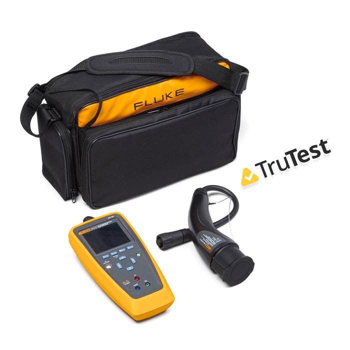 Fluke FEV150 EV Charging Station Analyzer Kit with type 1 plug, Tesla type plug, and TruTest software