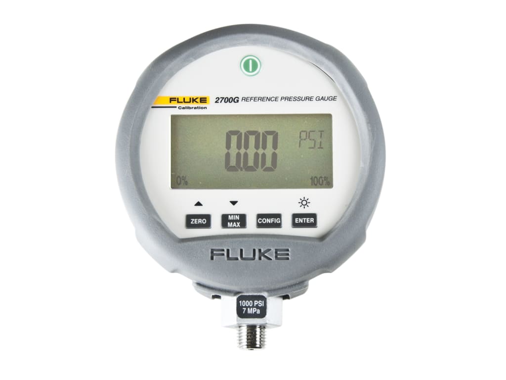Fluke P5510/15-2700G-6 Pneumatic Pressure Calibrator, 6 Gauges, 0 to 300psi