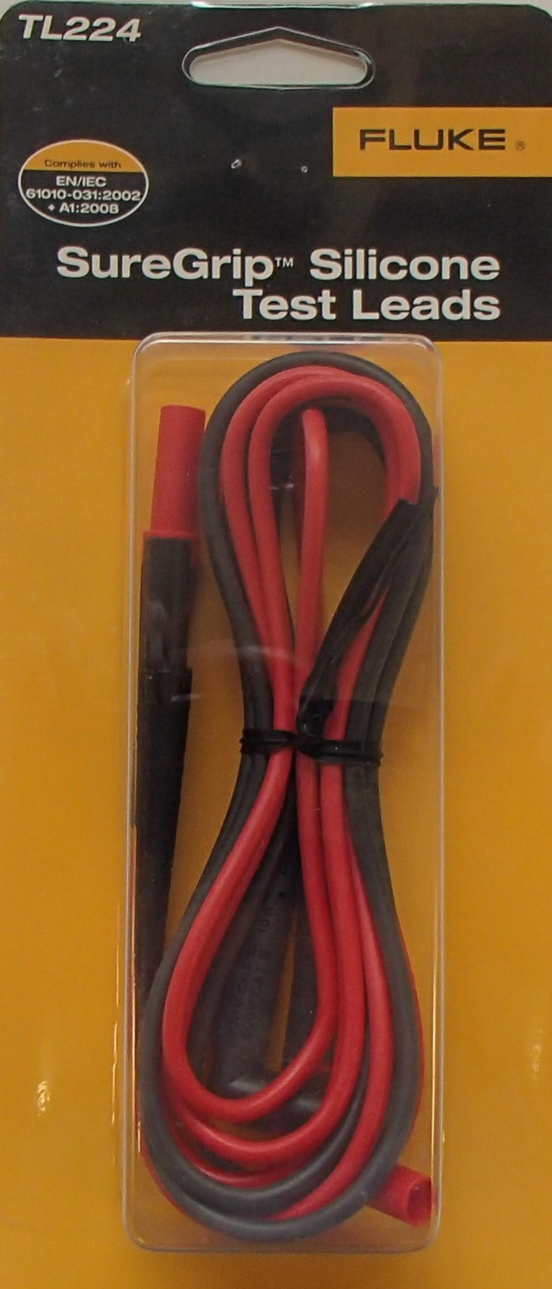 Fluke TL224 SureGrip Silicone Insulated Test Leads